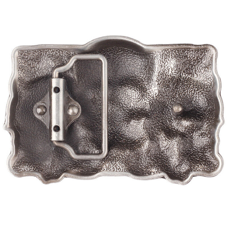 GÜRTELSCHNALLE METAL SKULL BIKER MÄNNER BUCKLE BELT TOTENKOPF SKULLS GÜRTEL GRAU