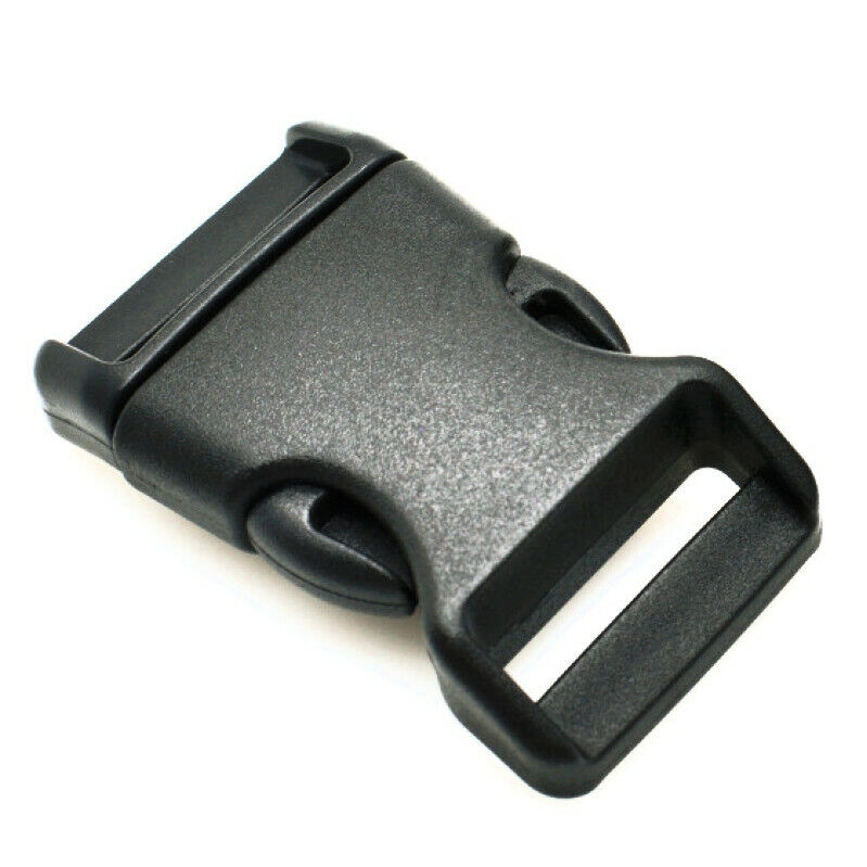 25MM PARACORD SCHNALLEN GEBOGEN SCHNALLE ARMBAND KLICKVERSCHLUSS SCHWARZ BUCKLE