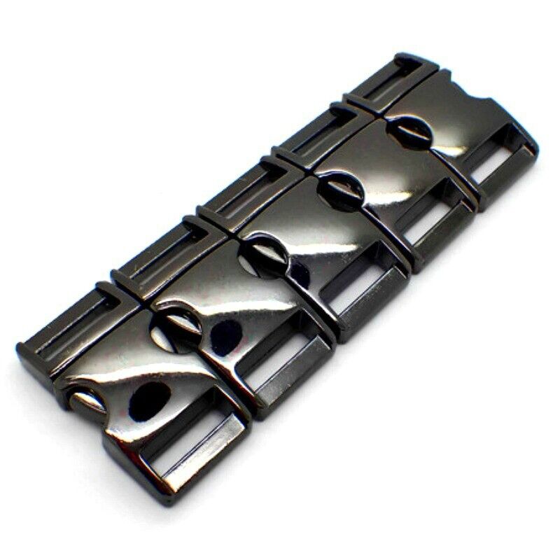 15MM PARACORD SCHNALLEN METALL SCHNALLE ARMBAND STECKVERSCHLUSS SCHWARZ BUCKLES