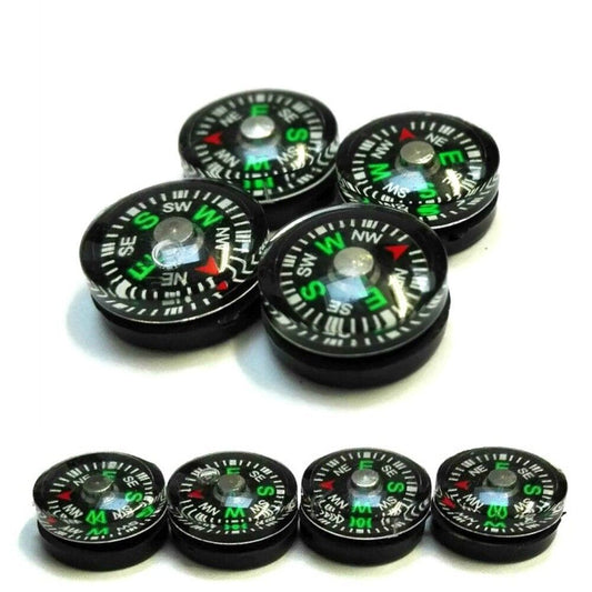 11MM MINI KOMPASS BASTELN WANDERN CAMPING OUTDOOR WANDERN SURVIVAL JAGD BLACK