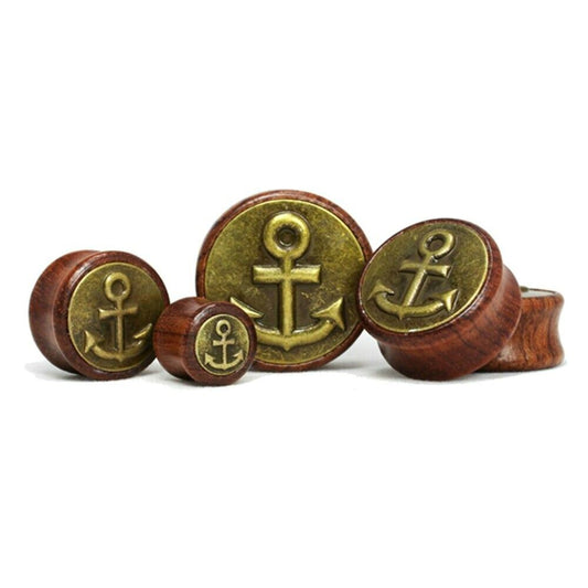 8MM-20MM HOLZ OHR PLUG NATUR TUNNEL ANKER PLUGS SADDLE