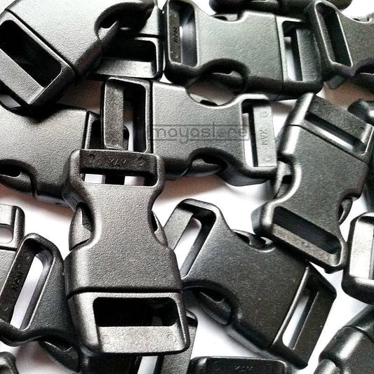 15MM PARACORD SCHNALLEN GEBOGEN SCHNALLE ARMBAND KLICKVERSCHLUSS SCHWARZ BUCKLE