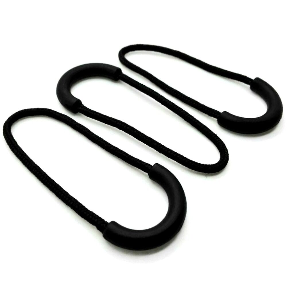 REPARATUR SET REIßVERSCHLUSSANHÄNGER PULL ZIPPER ERSATZ GUMMI REIßVERSCHLUß